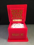 Ring Box Custom Personalized For Proposal/Engagement Ring Box 6 small
