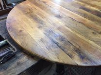 Reclaimed Barnwood White Oak Table. 2 small