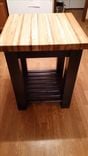 Knotty Alder Island With Butcher Block Top 3 small