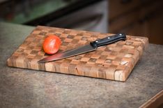 Cherry & Oak End-Grain Cutting Board 1 small