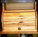 Old Fashioned Rolltop Bread Box 3 small
