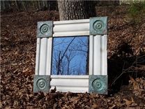 Copper Rosette Mirror 2 small