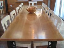 Oregon Oak Dining Table - Custom Legs 1 small