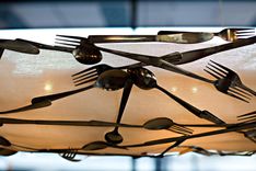 Custom Flatware Chandelier 1 small