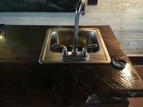 Handcrafted Solid Oak Bar 3 small