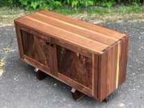 Mid Century Modern Style Credenza With Hand Cut Dovetails 6 small