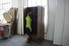American Black Walnut Armoire 2 small
