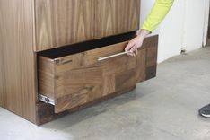 American Black Walnut Armoire 3 small