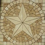Mosaic Texas Star Medallion - Flooring Or Backsplash 1 small