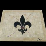 Fleur De Lis Mosaic Backsplash 1 small