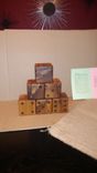 Giant Lawn Dice Solid Cedar (Set Of 6) Great Birthday Or Christmas Gift 2 small
