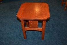 Arts And Crafts - Stickley Model 562 Taboret Replica Side Table 3 small