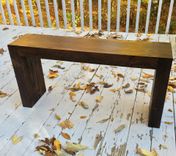 Reclaimed Wood Bench Or Narrow Coffee Table 1 small