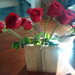 Reclaimed Wood Vase 3 small