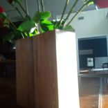 Reclaimed Wood Vase 6 small