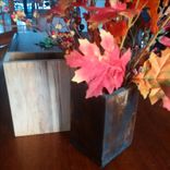 Reclaimed Wood Vase 4 small