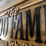 Family Name Sign Established Sign Personalized Last Name Sign Wedding Gift Anniversary Gift 5 small