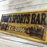 Home Bar Sign Man Cave Custom Wood Sign Pub Bar Decor Rustic Home Decor 3 small