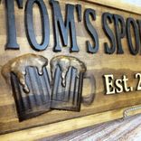 Home Bar Sign Man Cave Custom Wood Sign Pub Bar Decor Rustic Home Decor 4 small