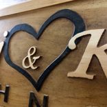 Wedding Gift Wedding Sign Anniversary Gift Family Name Sign Established Sign Personalized Last Name 6 small
