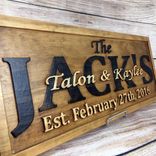 Wedding Sign Wedding Decor Wedding Banner Wedding Gift Family Name Sign Anniversary Gift 1 small