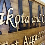 Last Name Established Sign Family Name Signs Wedding Gift Wood Sign 5 Year Anniversary Gift 5 small