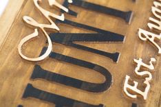 Personalized Last Name Sign Wedding Gift Personalized Sign Anniversary Gift Wood Sign 2 small