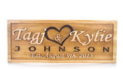 Family Name Sign Established Sign Personalized Last Name Sign Wedding Gift Anniversary Gift 5 small