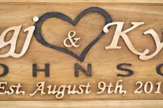 Family Name Sign Established Sign Personalized Last Name Sign Wedding Gift Anniversary Gift 3 small