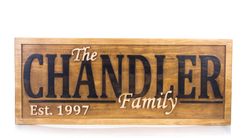 Family Name Signs Family Name Lawn Signs Family Name Family Last Name Sign Family Gift 4 small