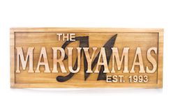 Family Established Sign Wood Signs Last Name Sign Wood Wall Art Custom Wood Sign Name Plaque 6 small