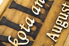 Family Name Sign Wedding Name Sign Wedding Date Sign Wedding Prop Rustic Wedding Engagement Gift 2 small