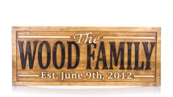 Family Name Sign Established Sign Personalized Last Name Sign Wedding Gift Anniversary Gift 4 small