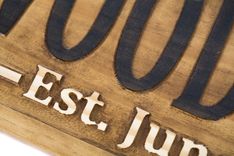 Family Name Sign Established Sign Personalized Last Name Sign Wedding Gift Anniversary Gift 3 small