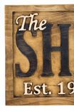 Personalized Family Name Sign Wedding Gift Custom Carved Wooden Signs Anniversary Gift Wood Plaque 3 small