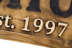 Personalized Family Name Sign Wedding Gift Custom Carved Wooden Signs Anniversary Gift Wood Plaque 2 small