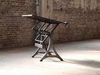 Walnut Drafting Table Lift And Tilt 6 small