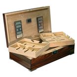 Salvador 250-Count Brazilian Rosewood Cigar Humidor 1 small