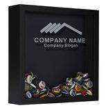 Personalized Black Shadow Box 6 small