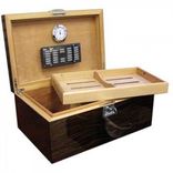Princeton Ebony 130 Count Cigar Humidor 2 small