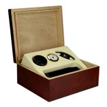 12-8125bg Executive Burl Cigar Humidor Kit 1 small