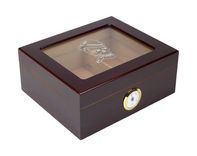 Protege Glass Top 25-50 Cigar Humidor 5 small