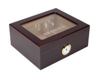 Protege Glass Top 25-50 Cigar Humidor 6 small