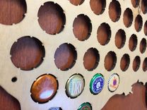 Small Beer Cap Map Of Usa 2 small