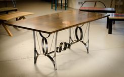 Solid Beech Wood Dining Table 1 small