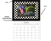 Black And White Checks Wall Decor 2025 Calendar Whimsical Checks Home Decor 4 small