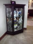 Corner Console Curio Cabinet 3 small