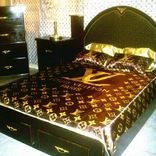 Metallic Mahogany Bedroom Set 3 small