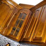 Golden Maple Kitchen Cabinets 2 small
