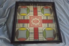 Antique Game Board Shadow Box In Contemporary Frame 2 small